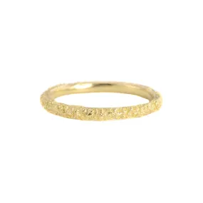 14k Gold Textured Band by Branch