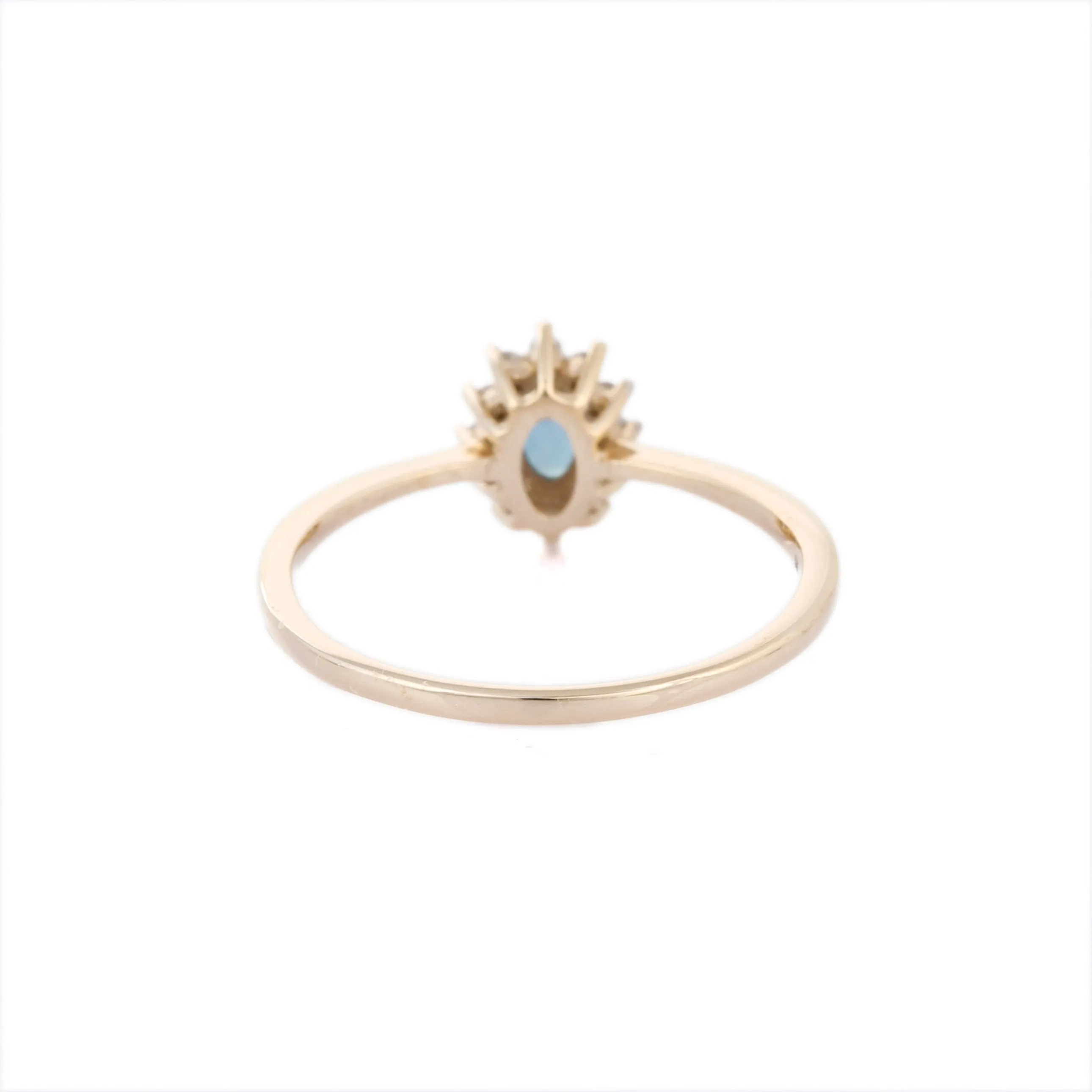 14K Yellow Gold Topaz Ring