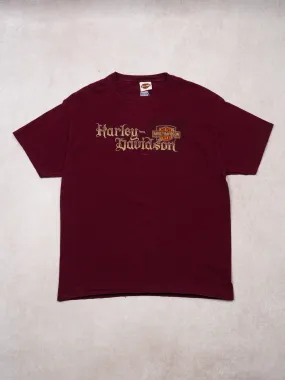 2013 Maroon Harley Davidson Cox's Mansfield, PA Tee (L)