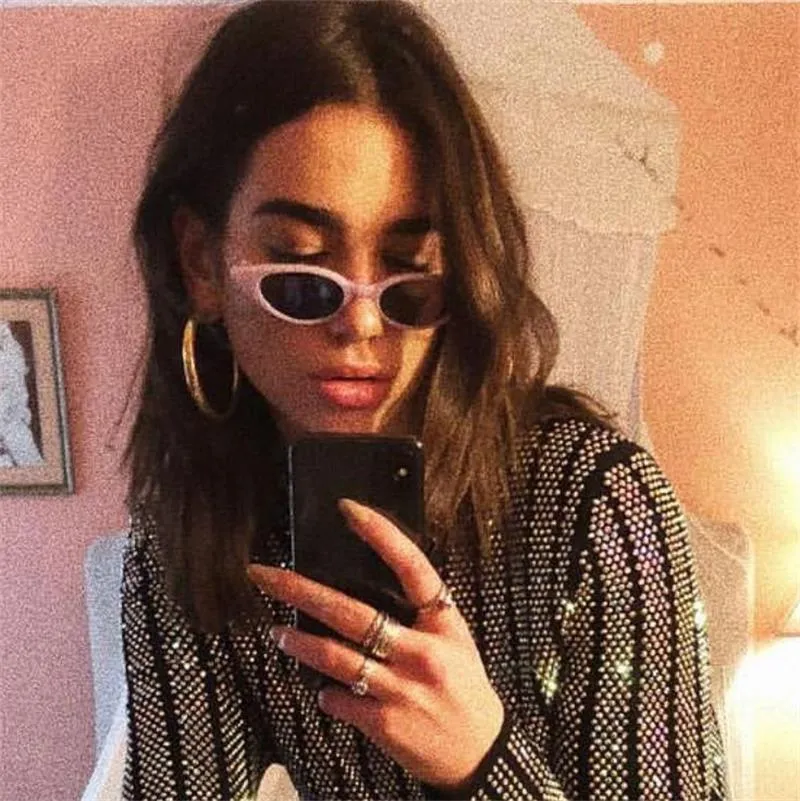 2019-23 New Women Trendy Small Cat Eye Sunglasses