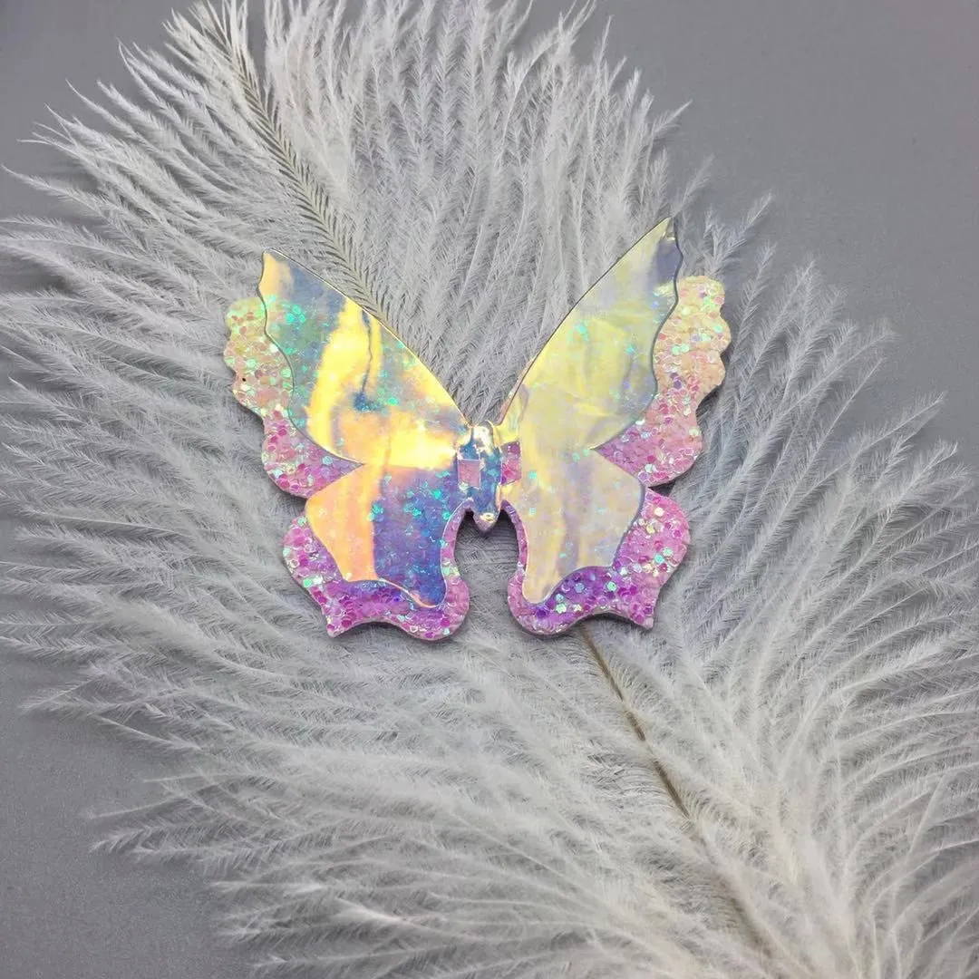 3D Glitter Sequins Laser Butterfly Hair Clip/Barrette