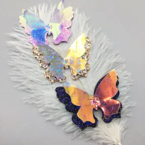 3D Glitter Sequins Laser Butterfly Hair Clip/Barrette