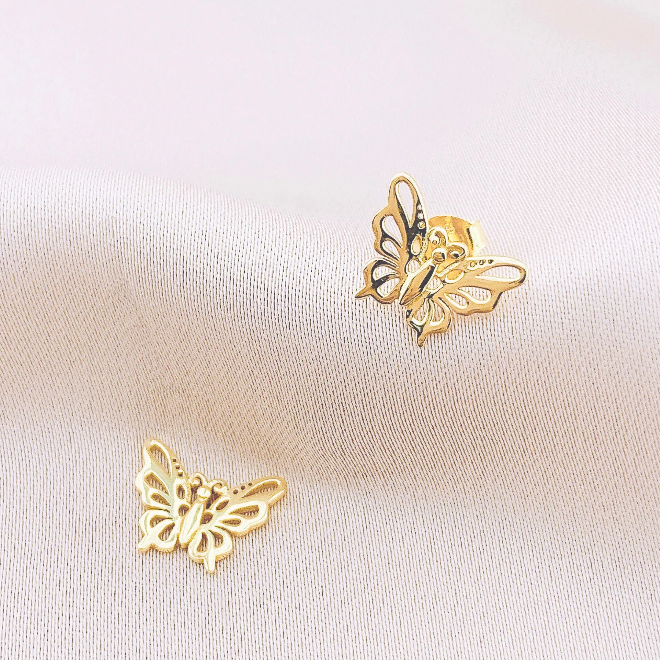 925 Silver Butterfly Stud Earring