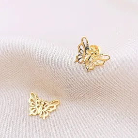 925 Silver Butterfly Stud Earring