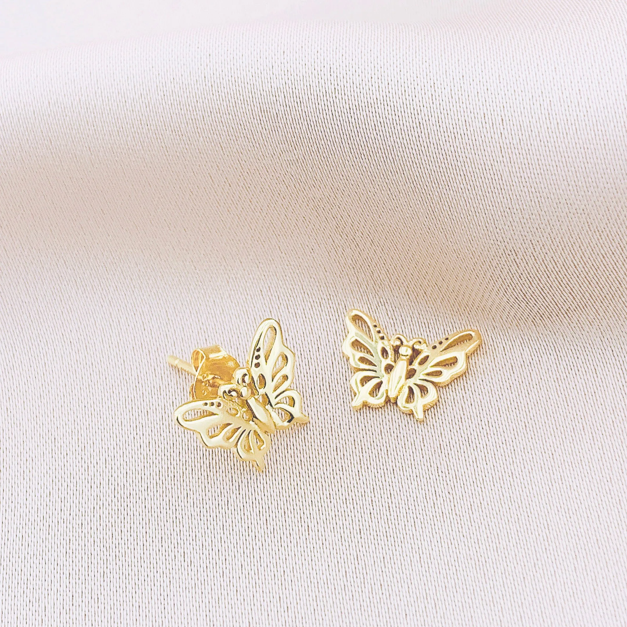 925 Silver Butterfly Stud Earring