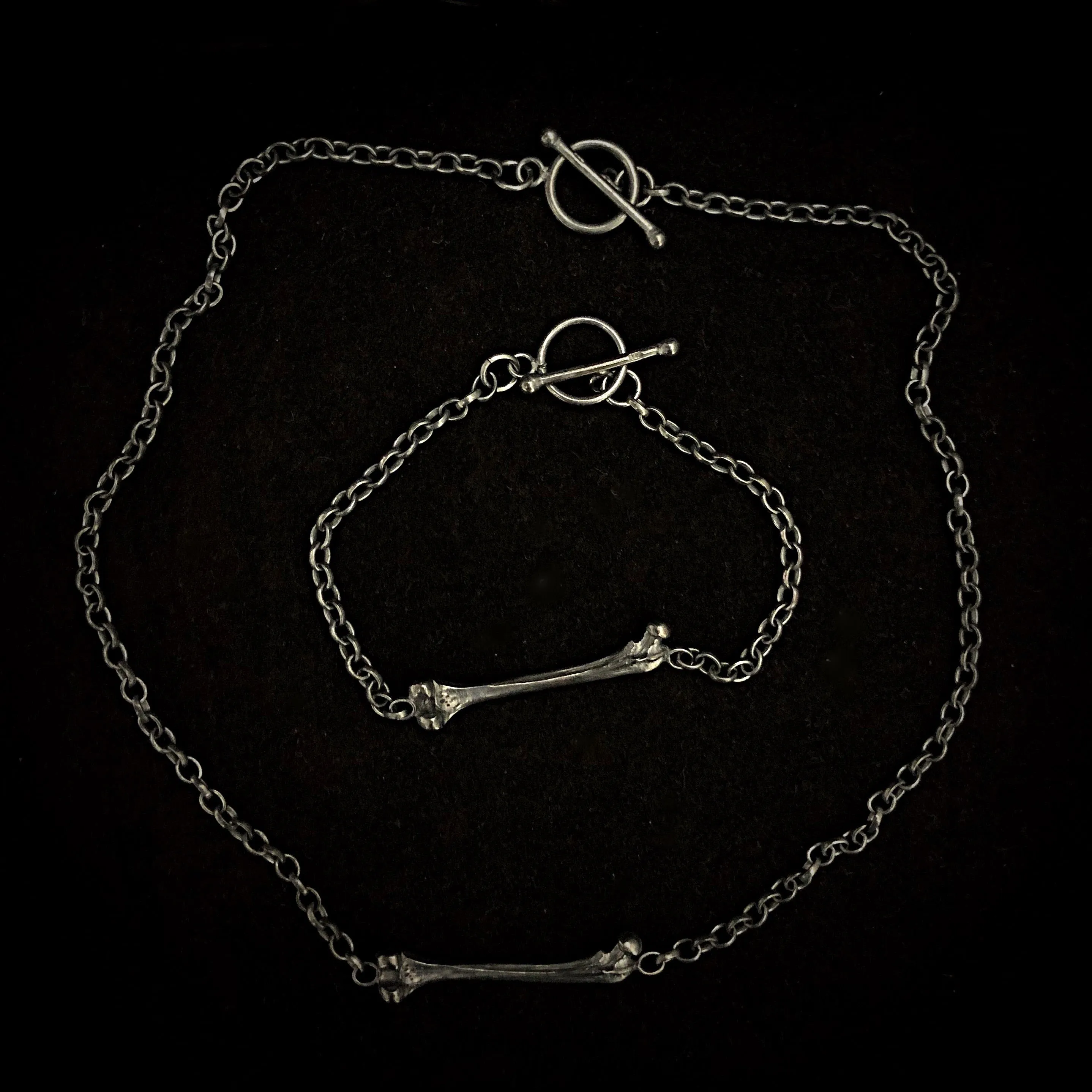 925 Silver Femur Bracelet