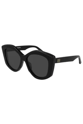 Acetate Sunglasses - Black Grey