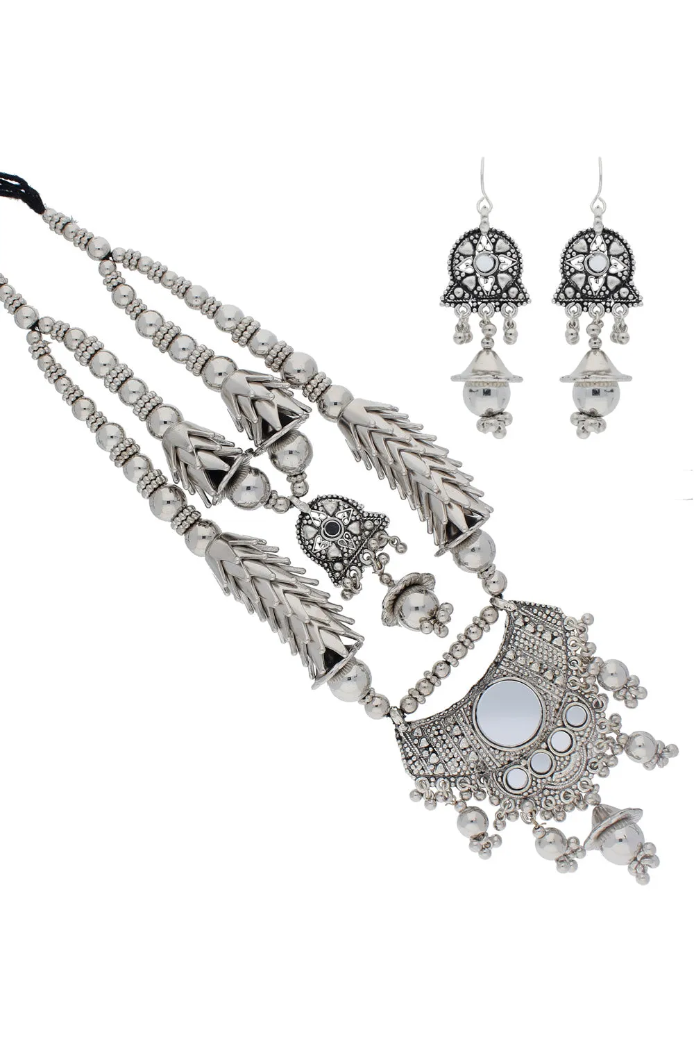 Alloy Necklace Set in Silver