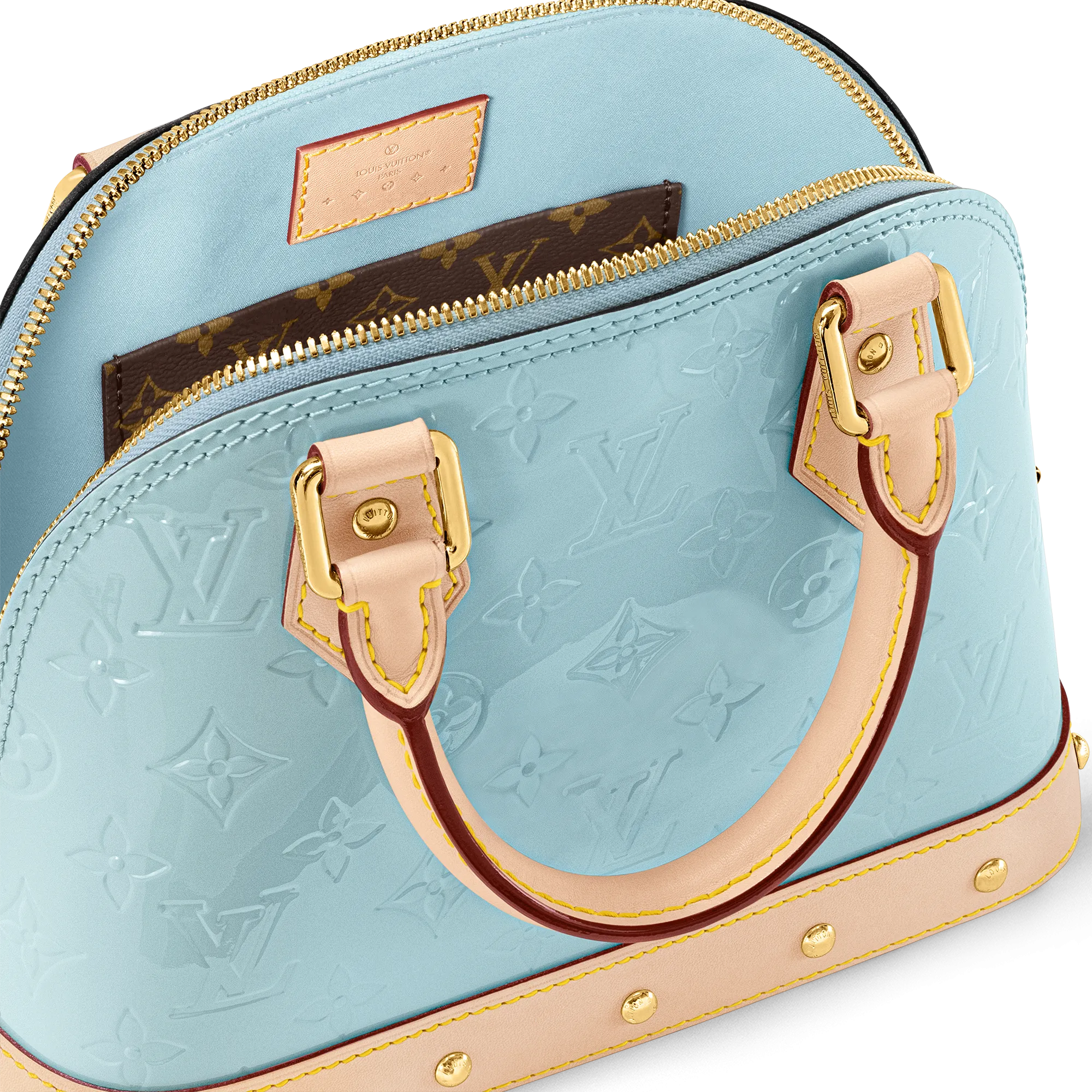 Alma BB Luxury Designer Bag in Vibrant Blue