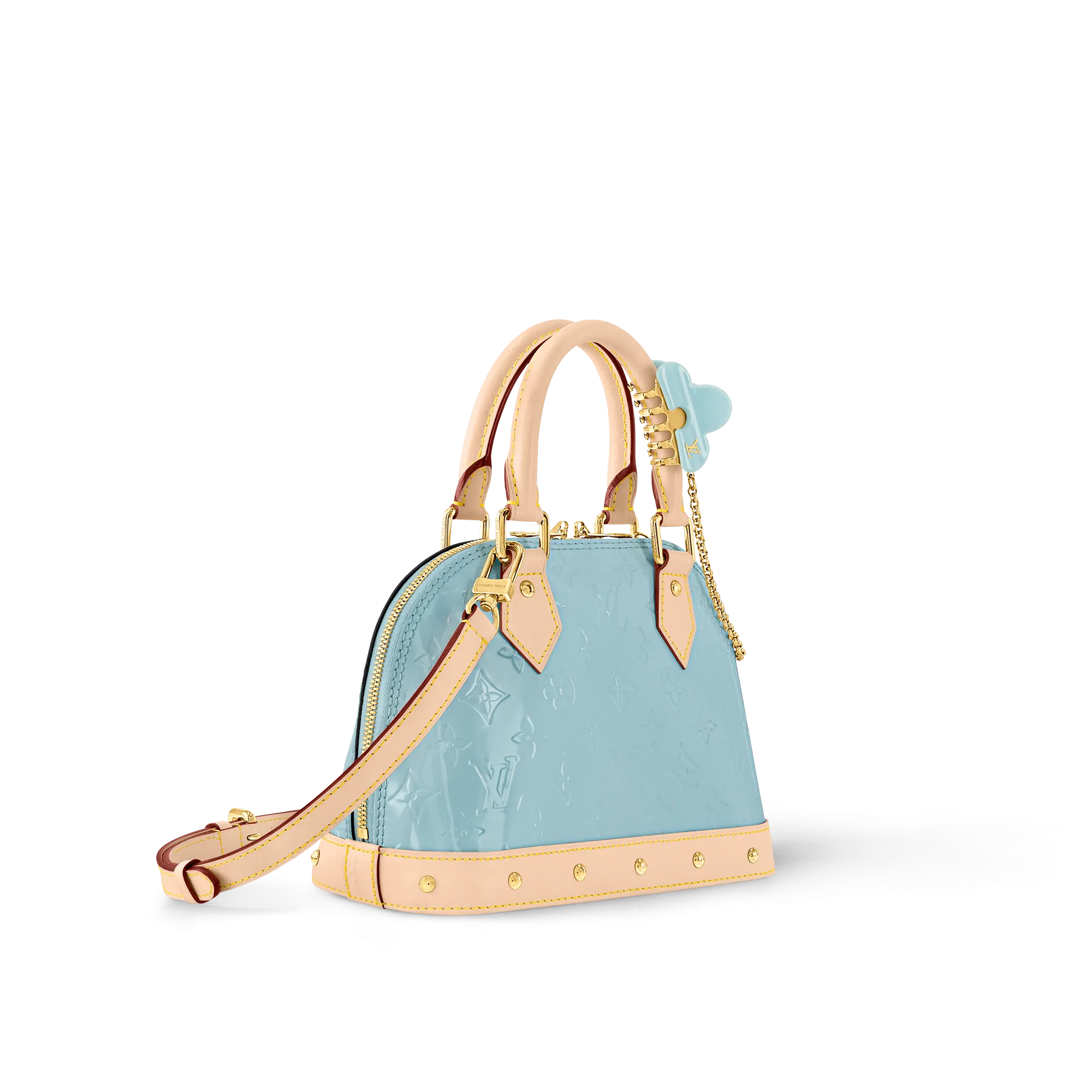 Alma BB Luxury Designer Bag in Vibrant Blue