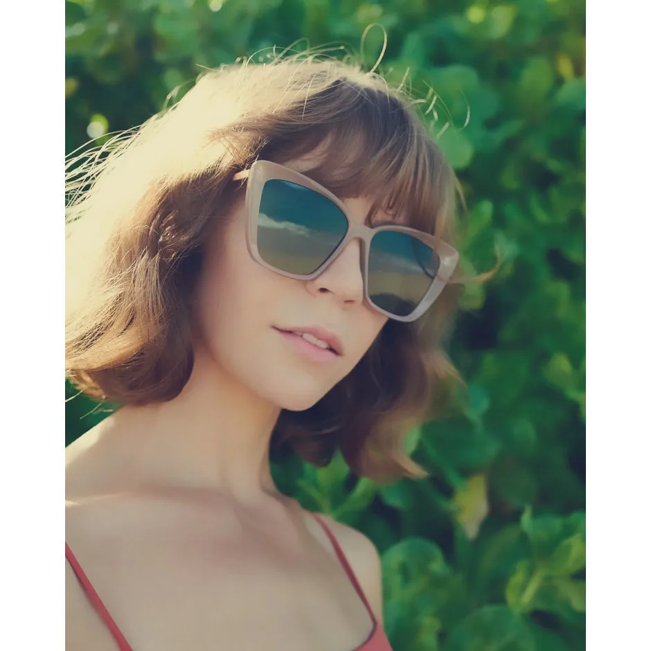 Aloha Fox Sunglasses | Tan/Green