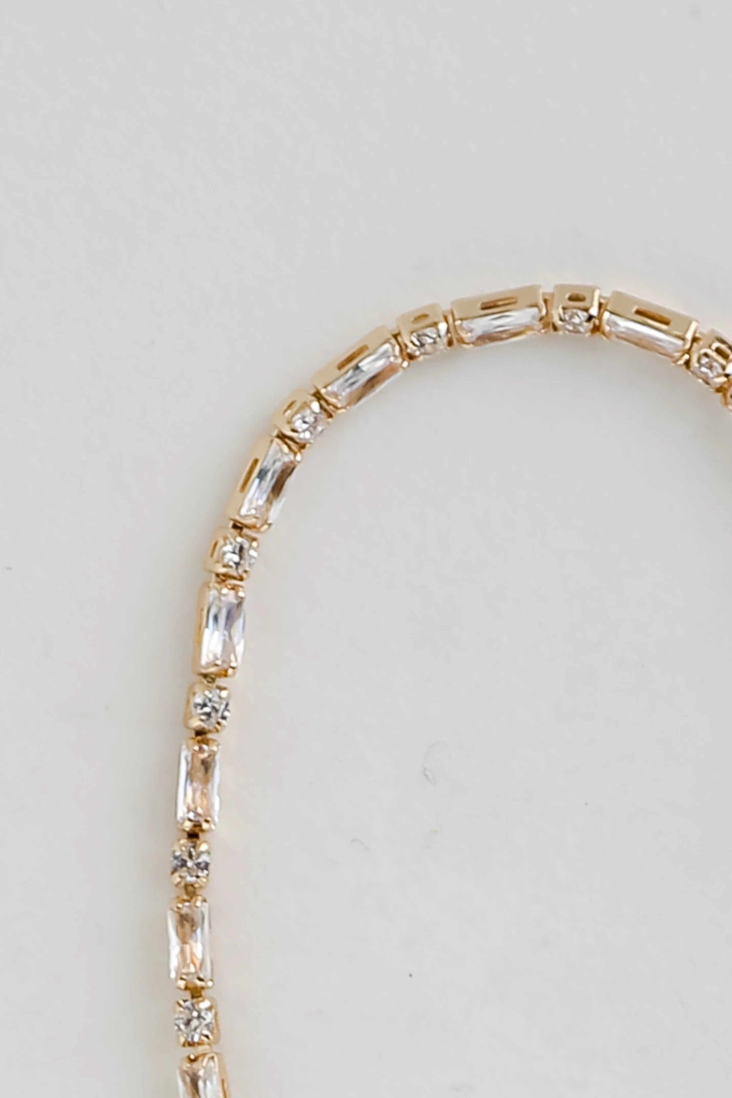 Amanda Gold Rhinestone Bracelet