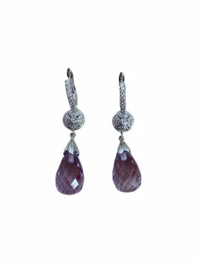 Amethyst Drop Earrings