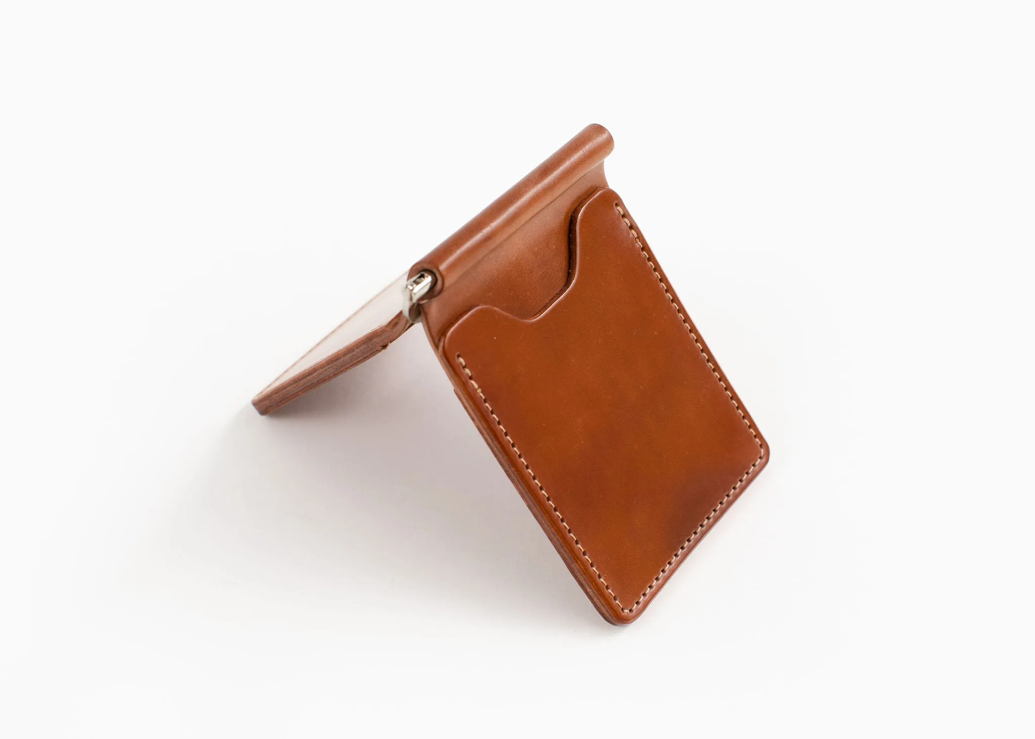 Ashland Capone Money Clip - Natural Shell Cordovan