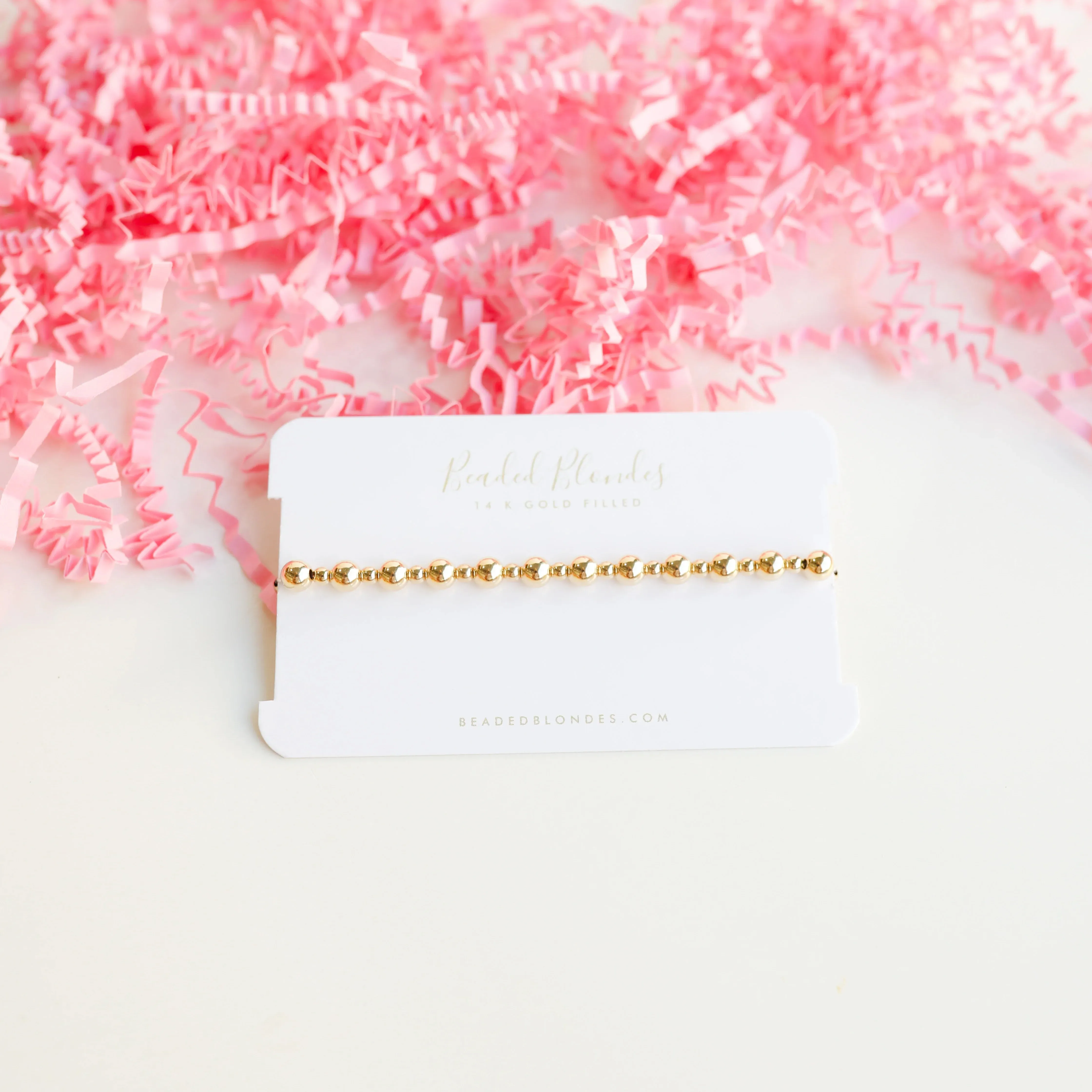 Beaded Blondes | Katy Bracelet in Gold