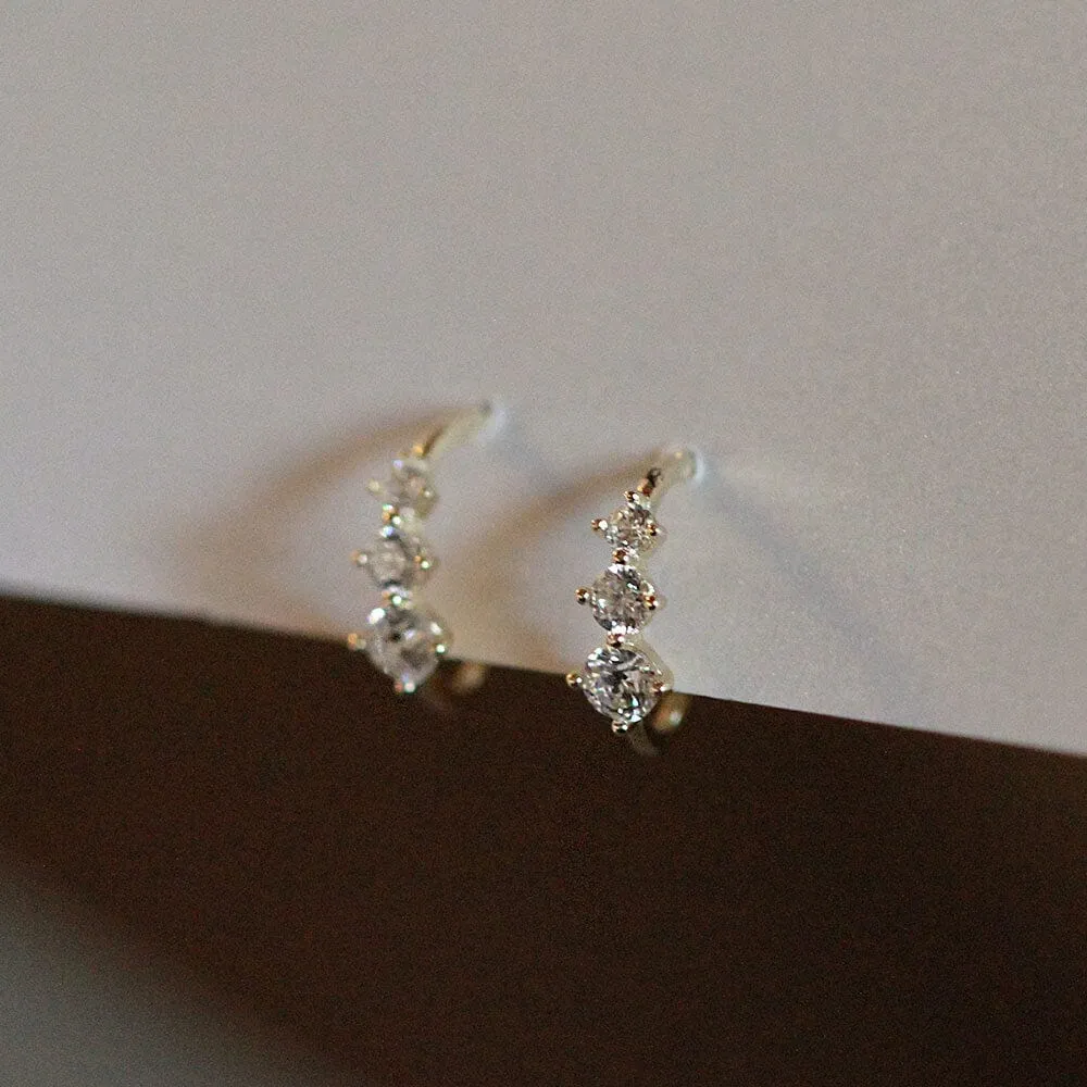 Beautiful Clip Inspired Stud Earrings