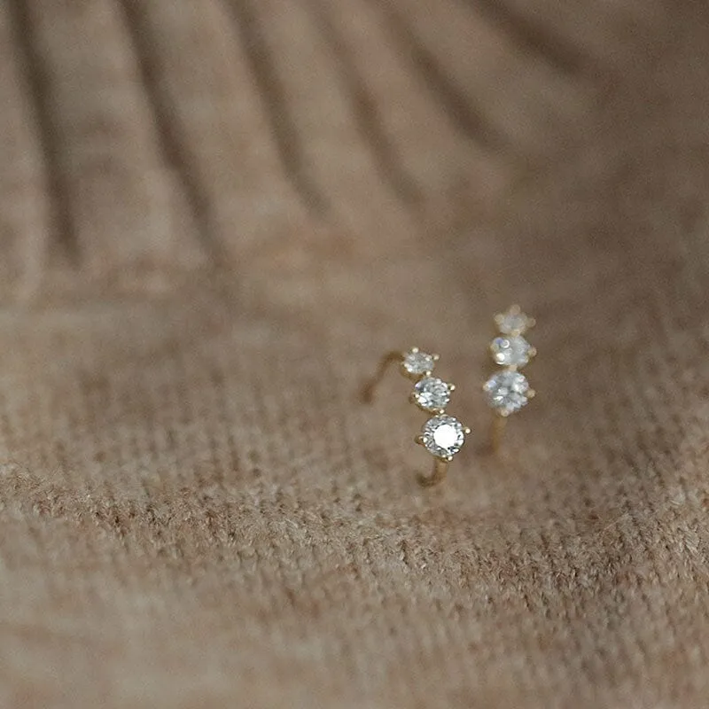 Beautiful Clip Inspired Stud Earrings