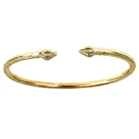 Better Jewelry 10K Yellow Gold Pointy Bulb West Indian Bangle