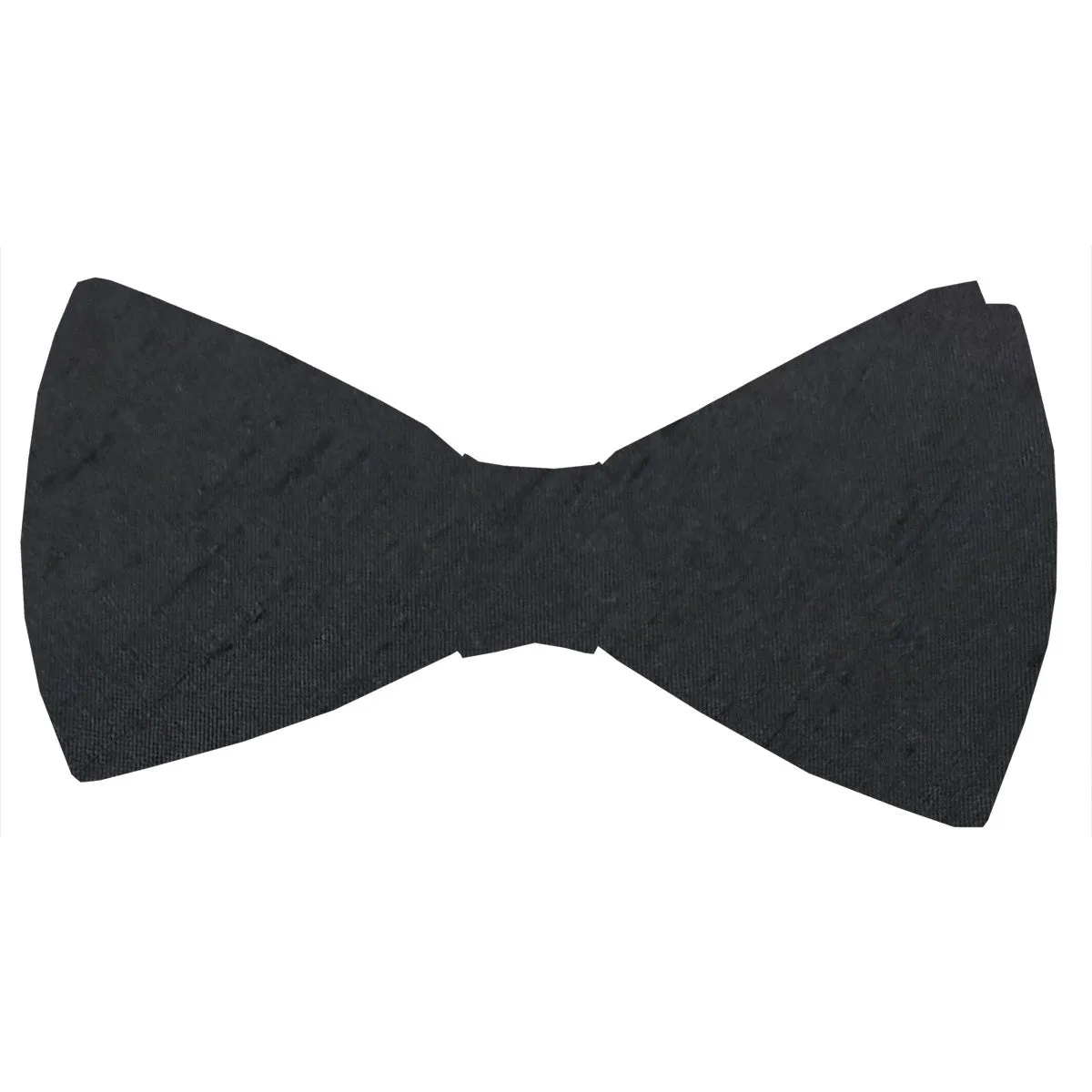 Black Shantung Bow Ties