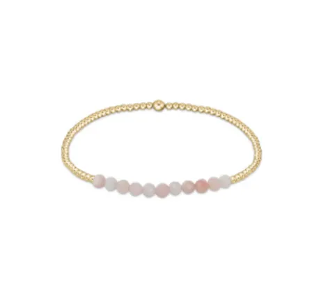 Bliss 2mm Gold & Gemstone Bracelet / Click for Selection