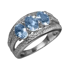 Blue Aqua Ring