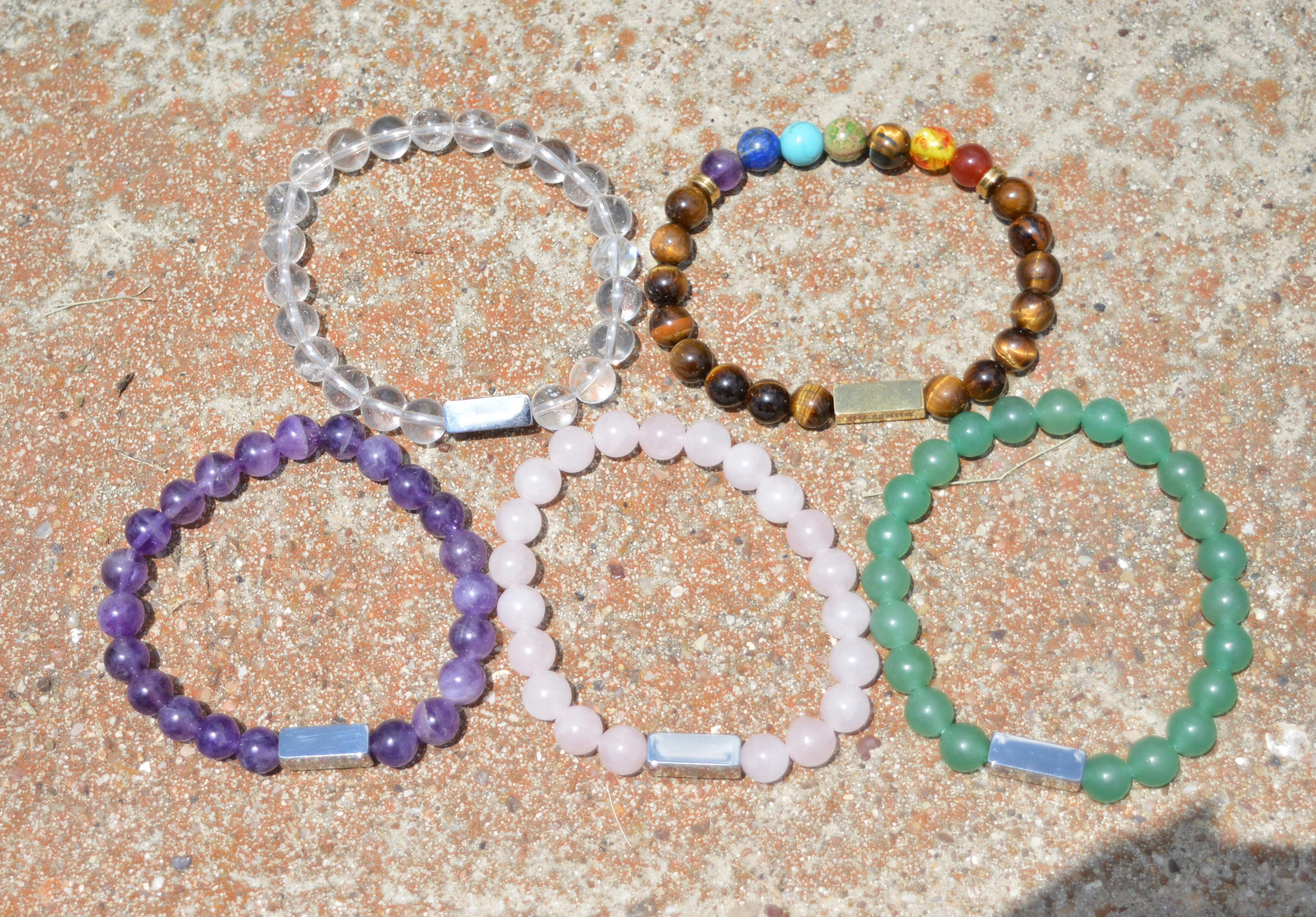 Boricua Stone Bracelets (4 types)