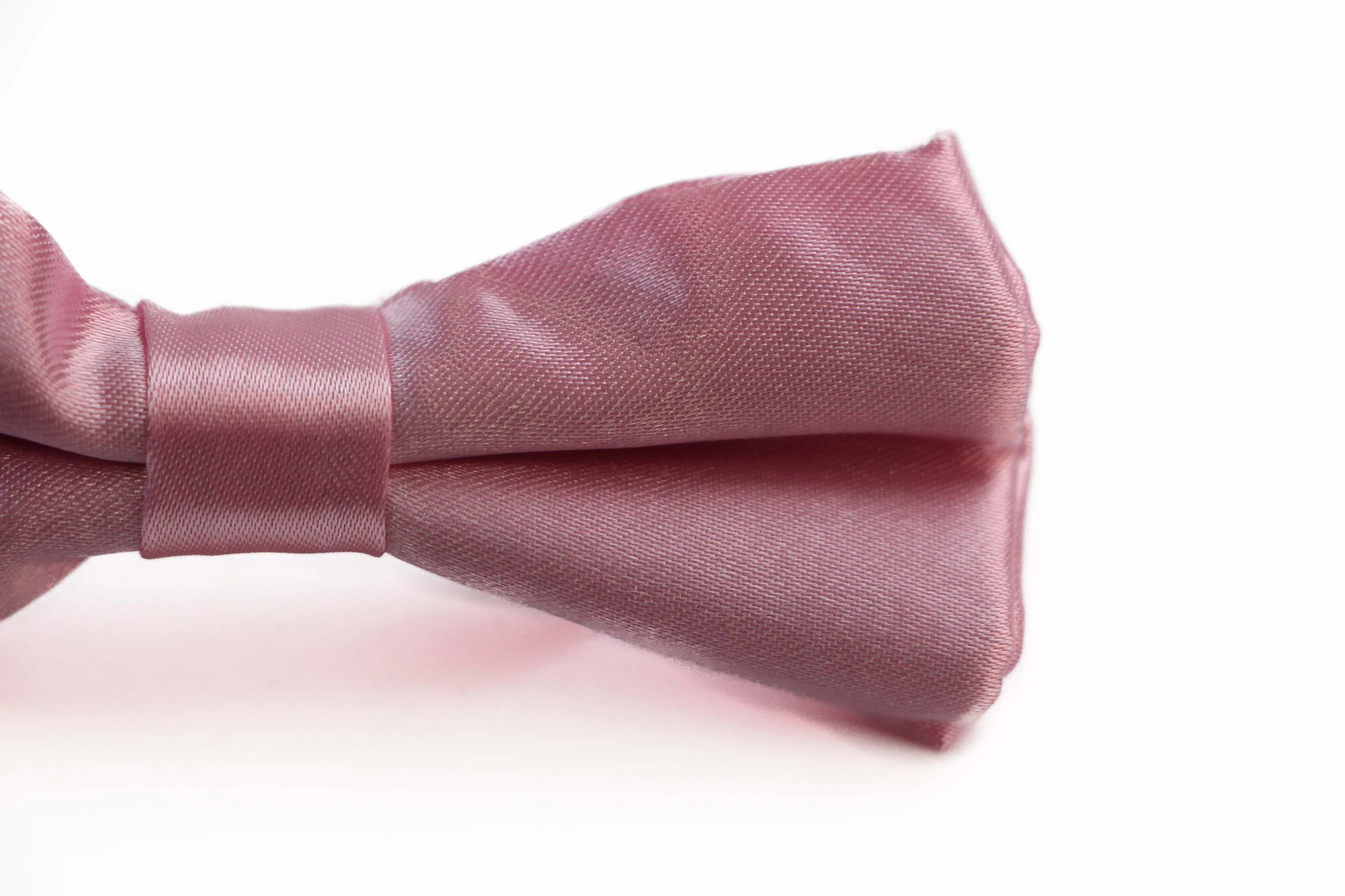 Boys Baby Pink Plain Bow Tie