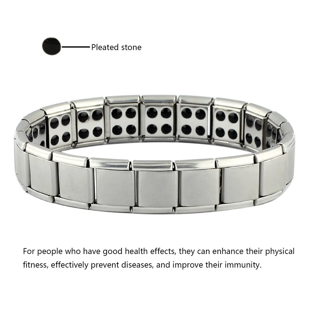 Bracelets For Women Men Silver Black Bracelet Bangle Jewelry Gift