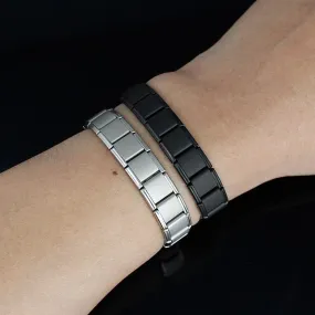 Bracelets For Women Men Silver Black Bracelet Bangle Jewelry Gift