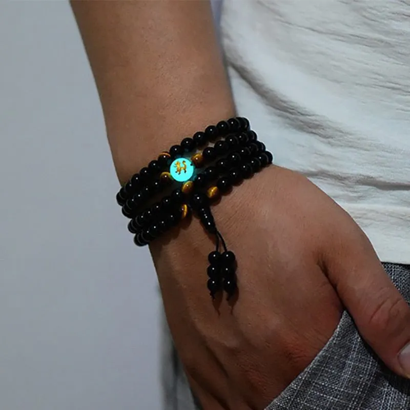 Bracelets Handmade Jewelry Ethnic Glow in the Dark Bracelet for Men