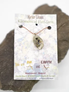 Briar Moon Mini Elemental Pendant Air and Earth