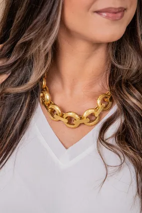 Cannes Link Necklace - Gold | Julie Vos