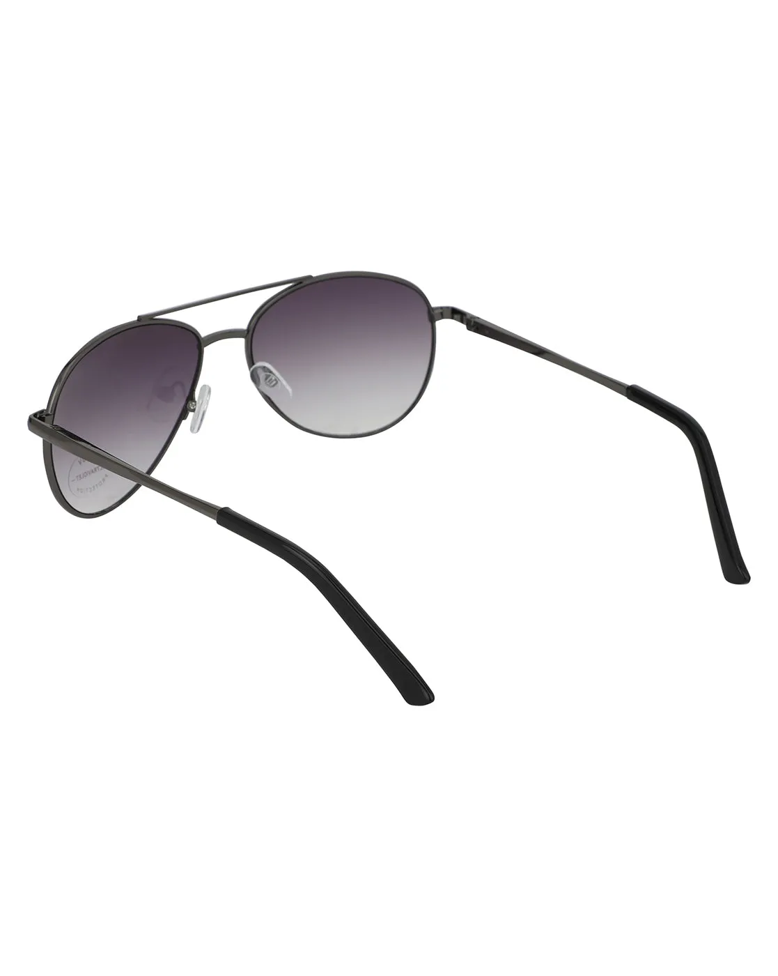 Carlton London Grey Aviator Sunglasses With Uv Protected Lens For Men