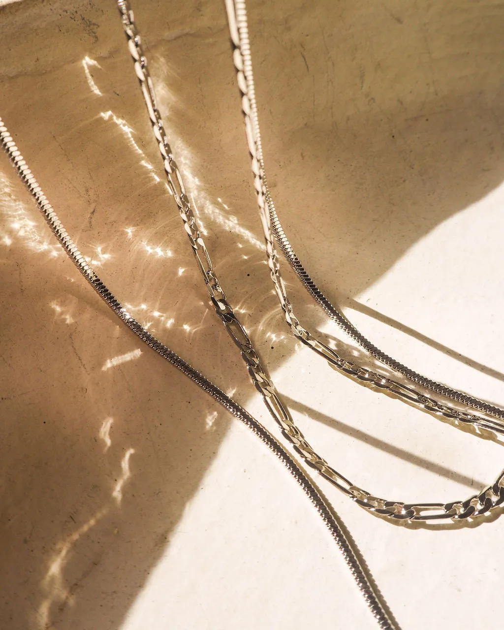 Cecilia Chain Necklace- Silver (Ships Mid May)