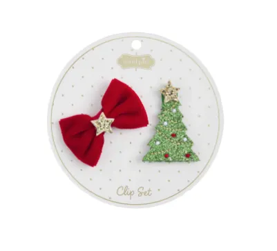 Christmas Hair Clip Set