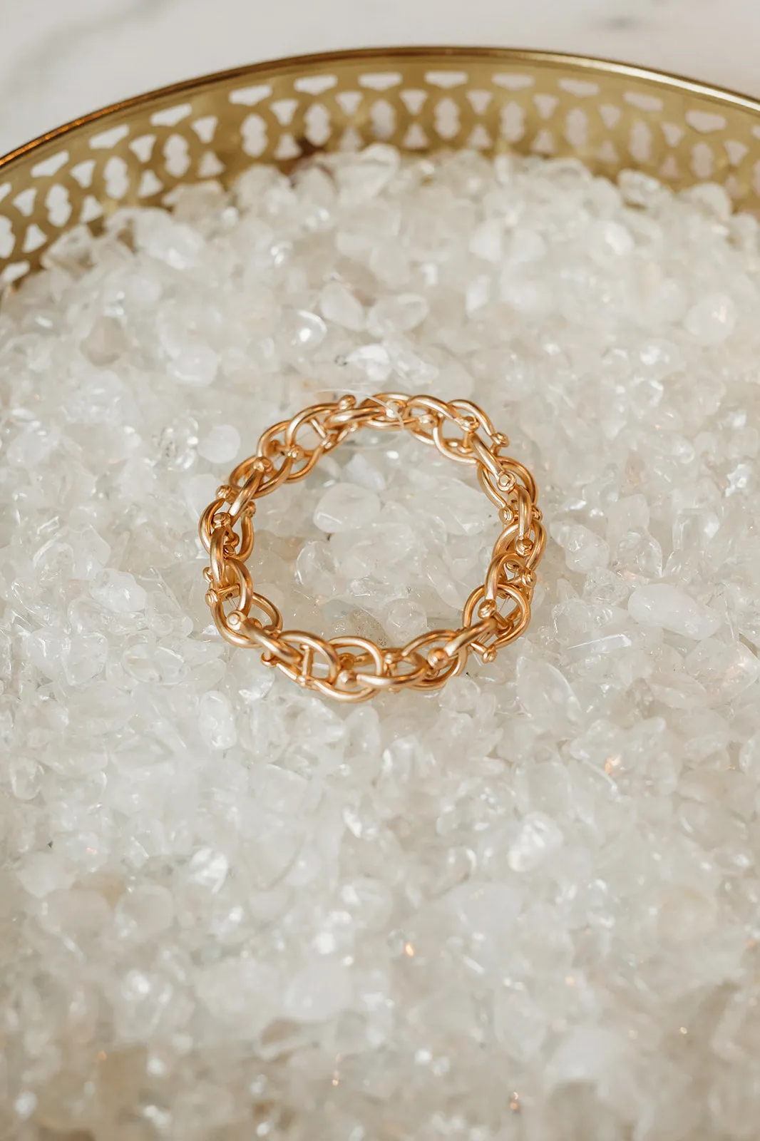 Circular Chain Link Bracelet