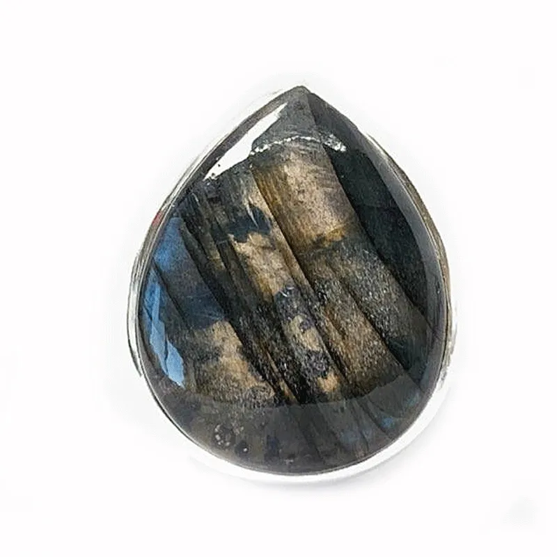 Clancy Labradorite Teardrop Ring