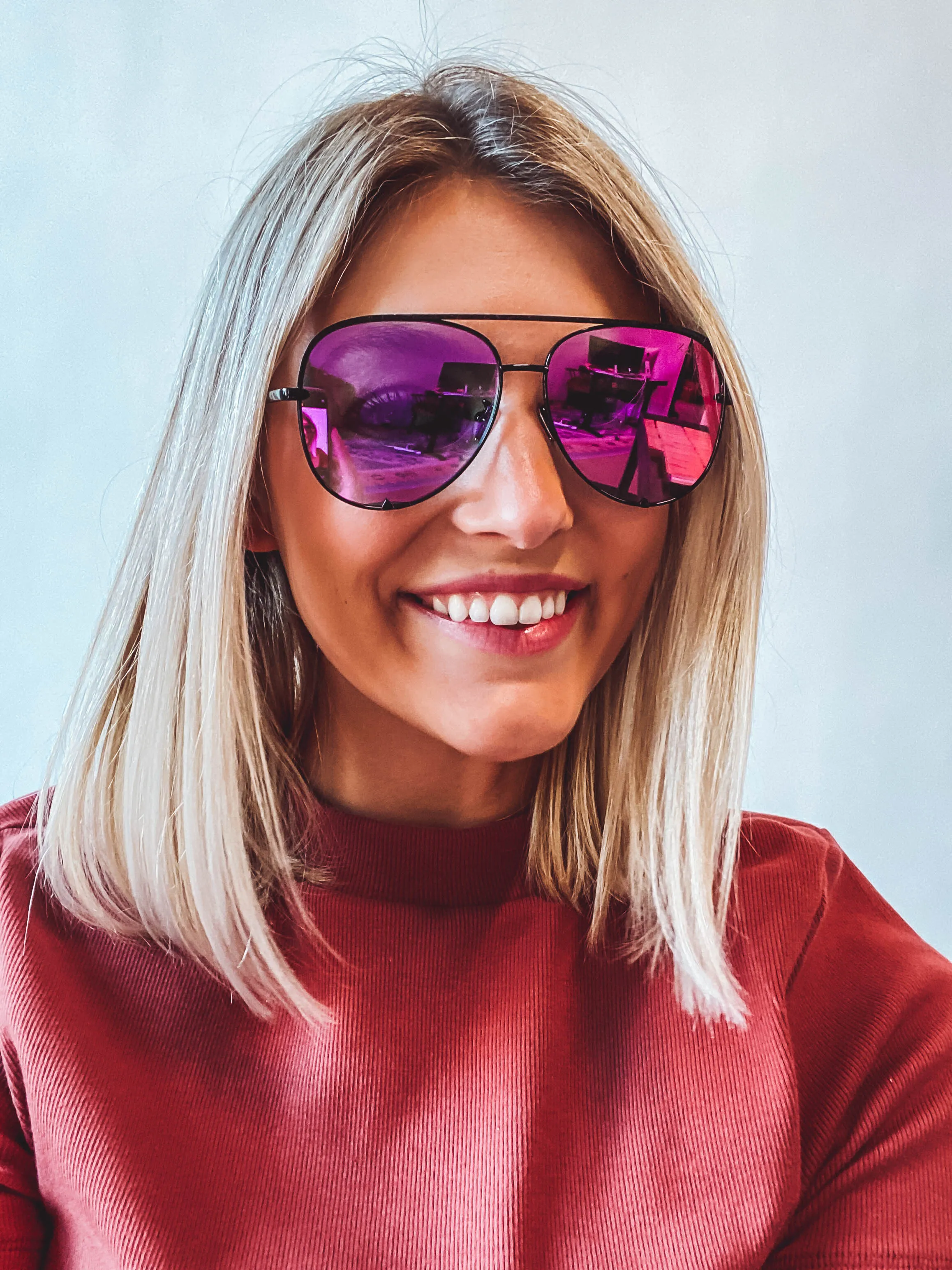 Classic Aviator-Hot Pink-DAX Eyewear