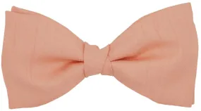 CLEARANCE - Tea Rose Shantung Bow Tie