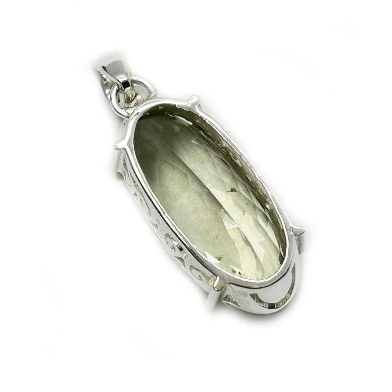 Clover Green Amethyst Boho Pendant