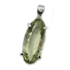 Clover Green Amethyst Boho Pendant