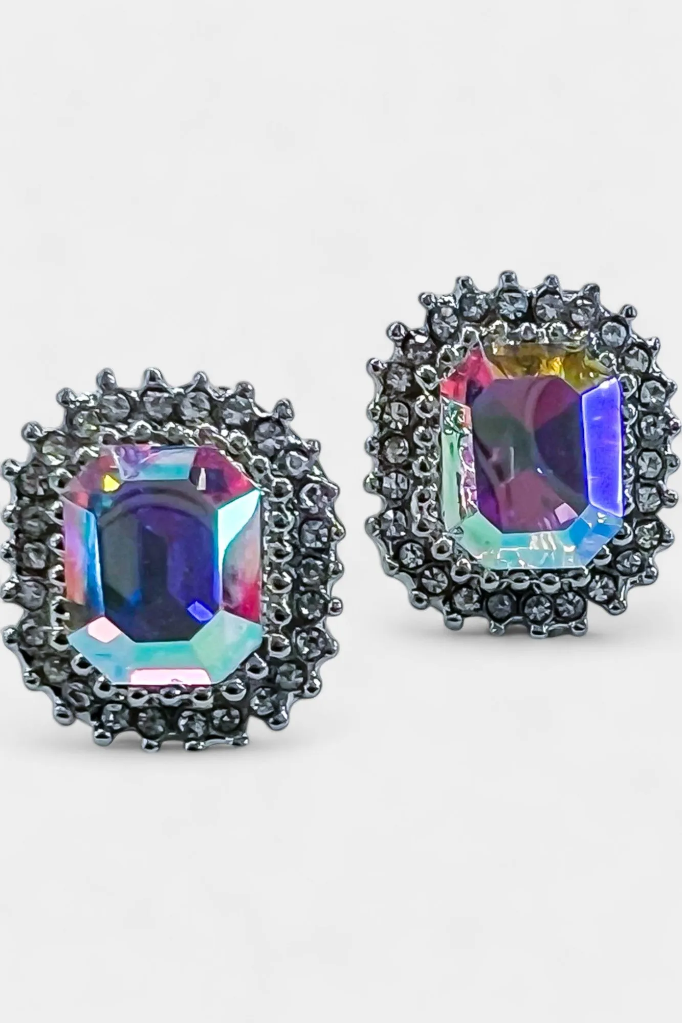 Crystal Rhinestone Stud Earrings