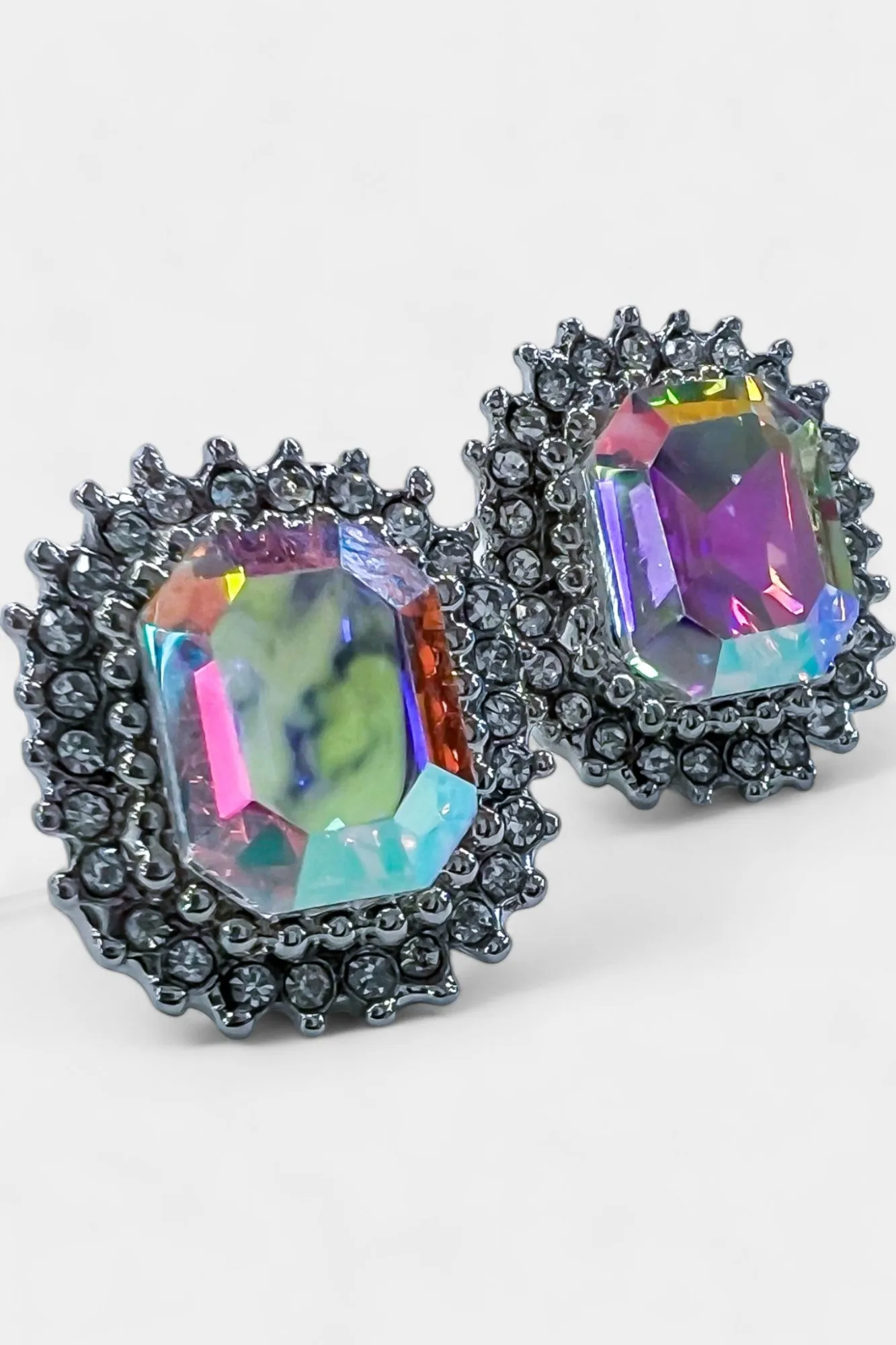 Crystal Rhinestone Stud Earrings