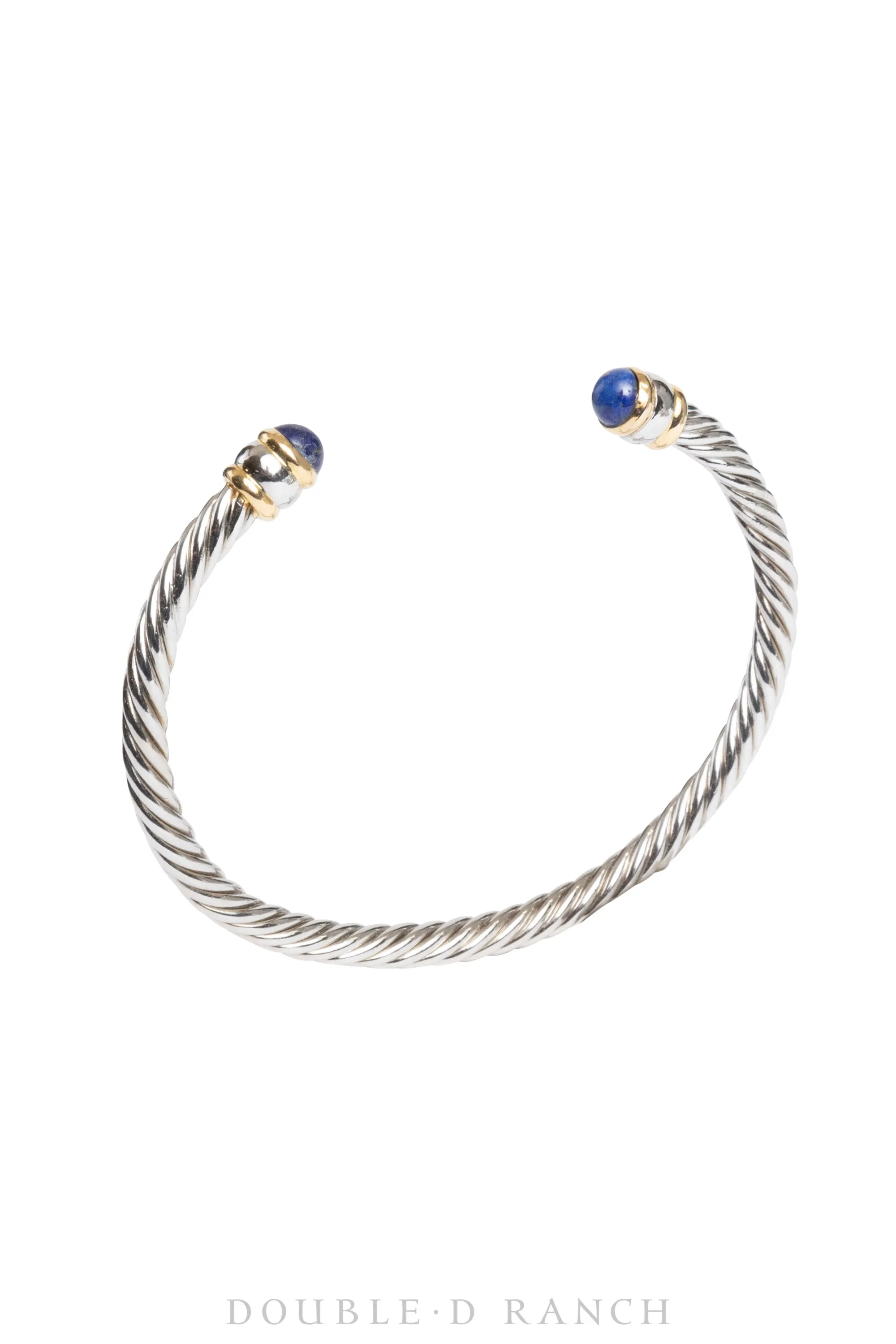 Cuff, Diamond Collection, Rope, Lapis, Contemporary, 3503