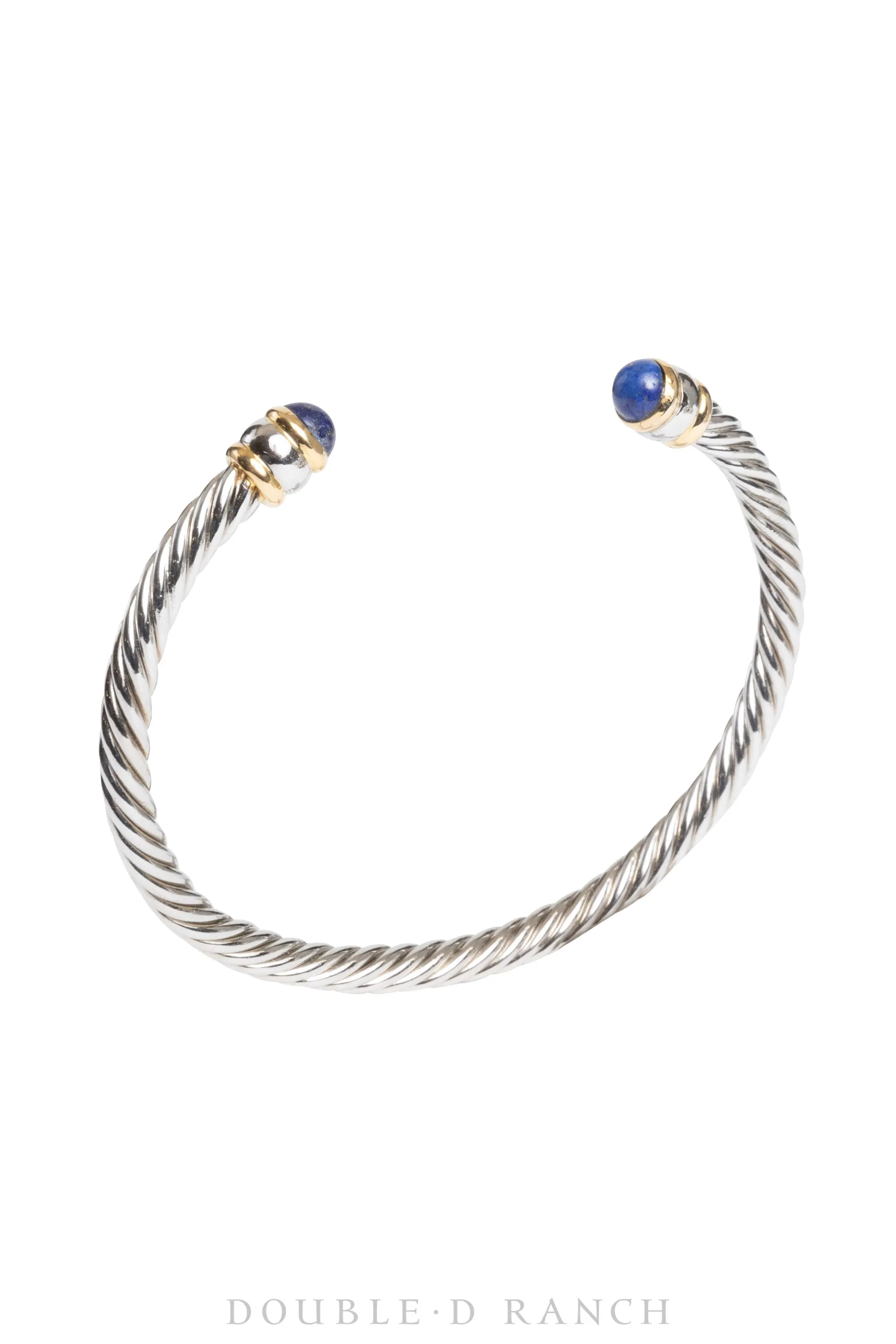 Cuff, Diamond Collection, Rope, Lapis, Contemporary, 3503