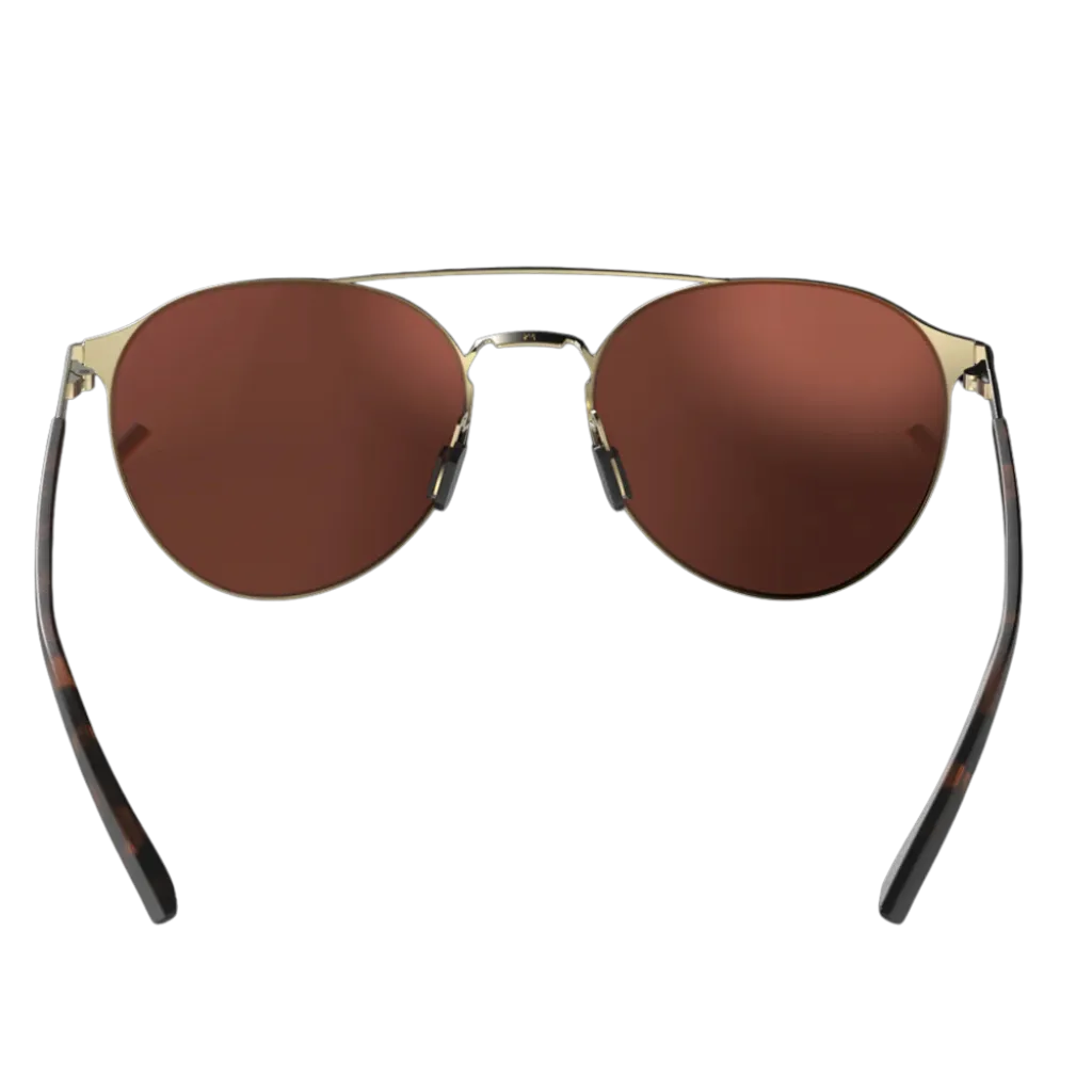 DEMI GOLD/BROWN BEX SUNGLASSES