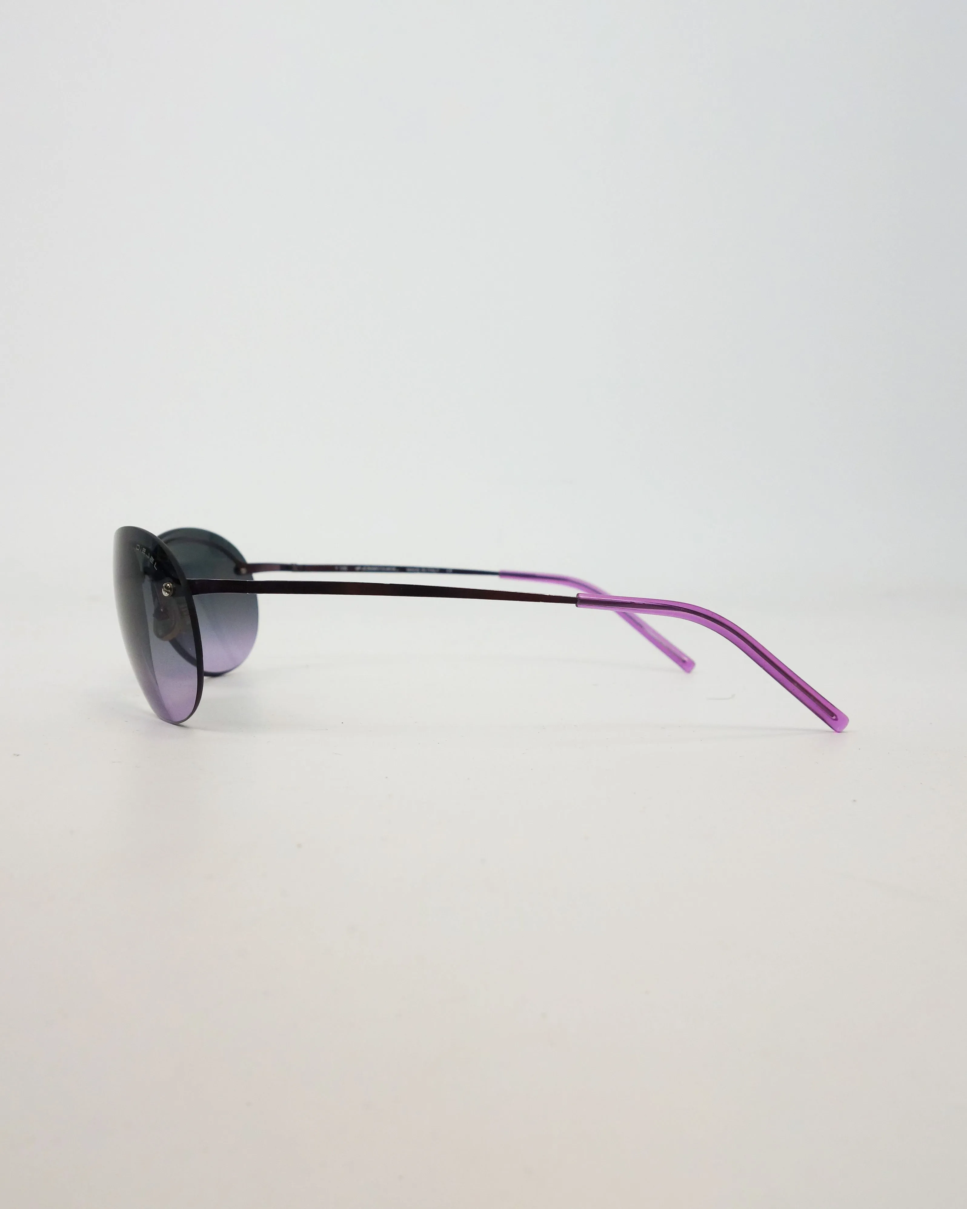 Diesel Industrial Metallic Sunglasses 2000's