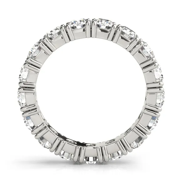 DIVINE 2.4 Carat Diamond Eternity Band in 14K/ 18K/ Platinum GIA Graded 15 pointer G Color SI1 Clarity By Mike Nekta SIZE 4