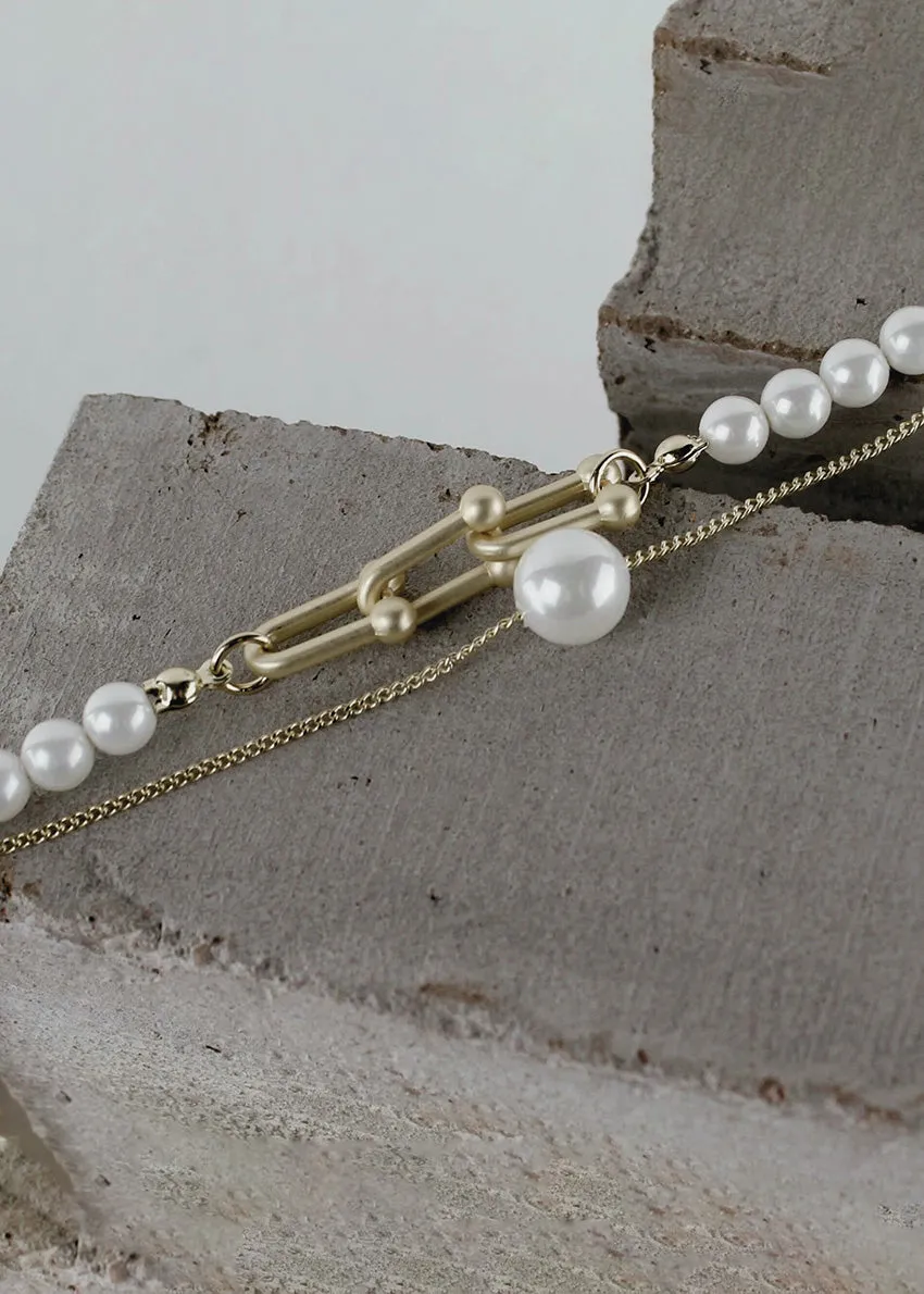 Double Pearl Bracelet