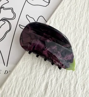 Eggplant Fruit Claw Clip